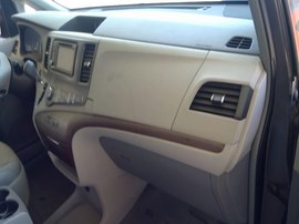 2013 TOYOTA SIENNA. GRAY, XLE MODEL, 3.5L, AT, FWD,   Z26404